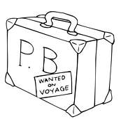 coloriage la valise de l ours paddington